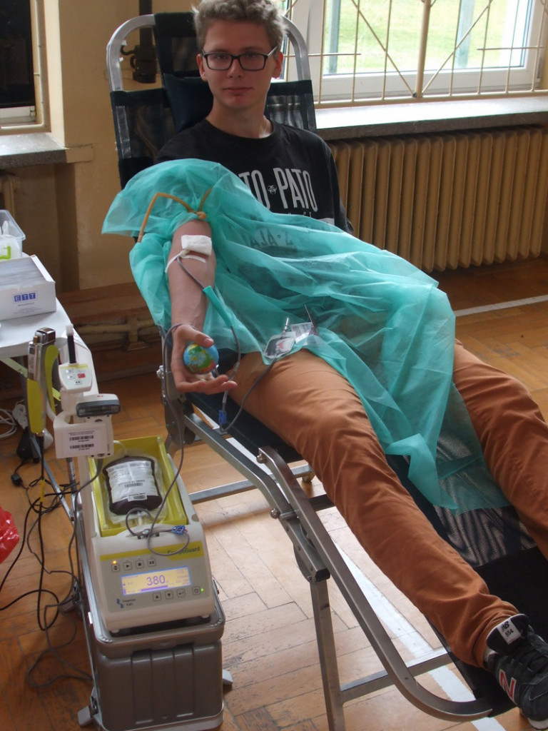 Podzielili się darem krwi