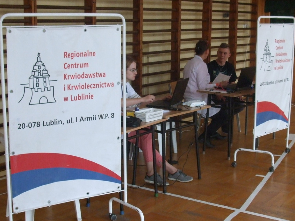 Podzielili się darem krwi