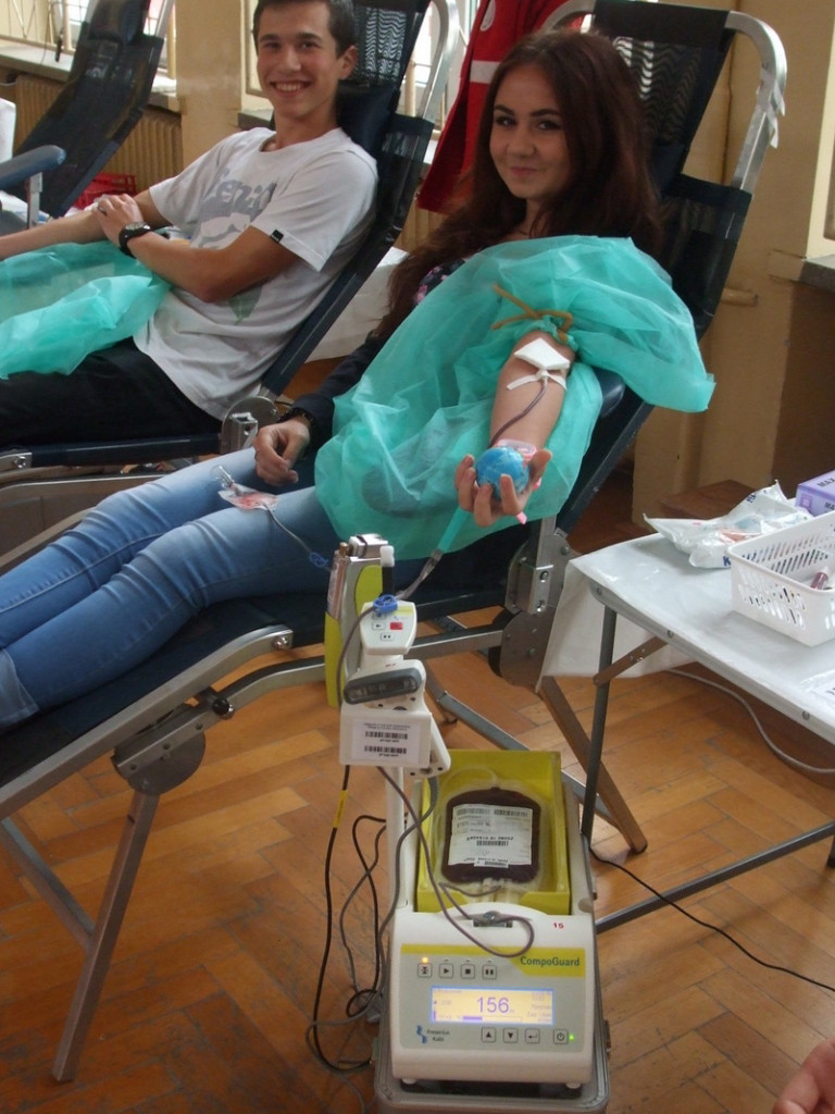 Podzielili się darem krwi