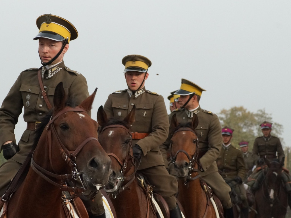 Parada kawaleryjska w 77. rocznicę bitwy pod Kockiem