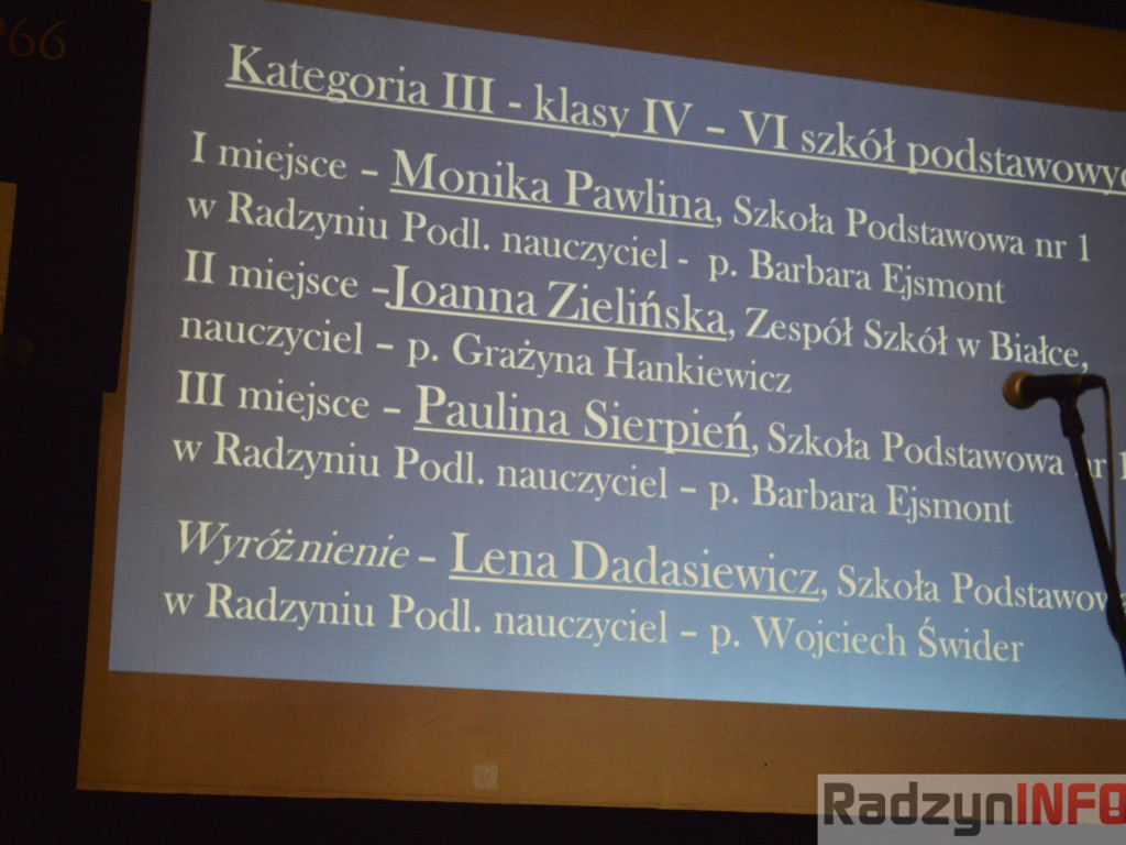 Laureaci konkursów nagrodzeni