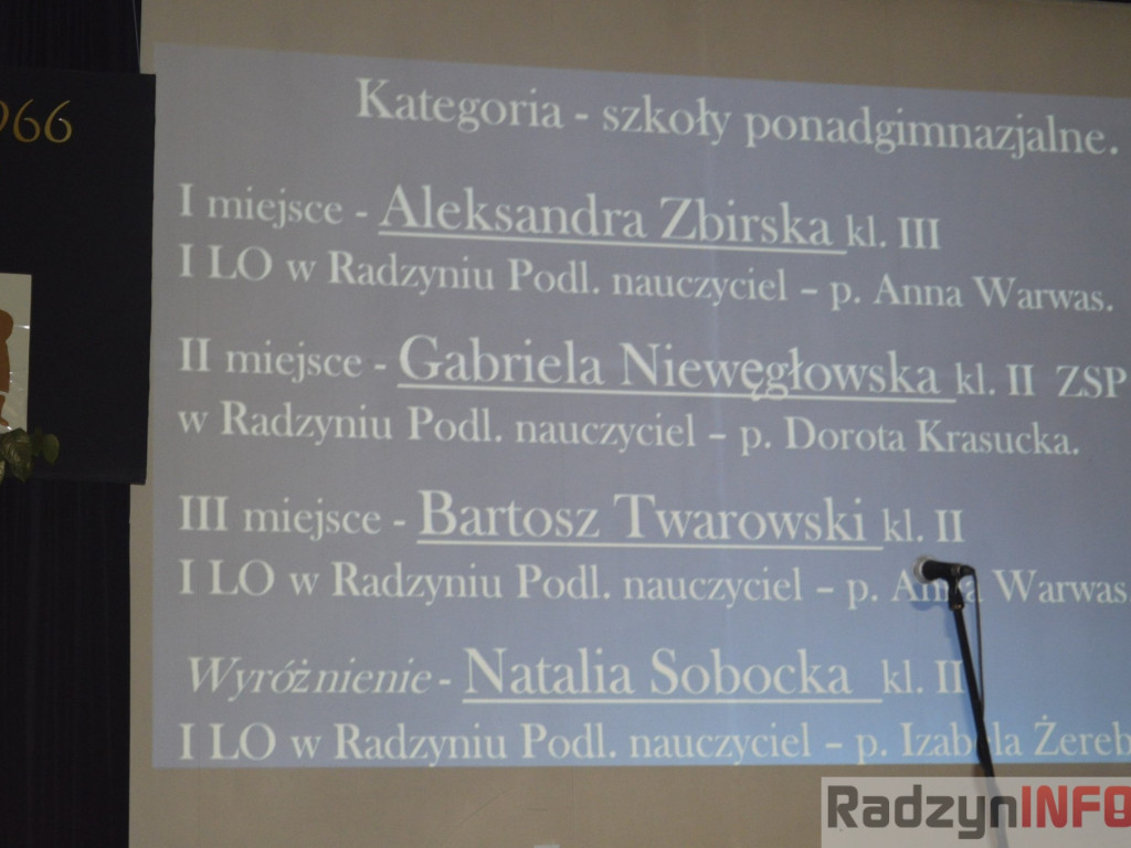 Laureaci konkursów nagrodzeni