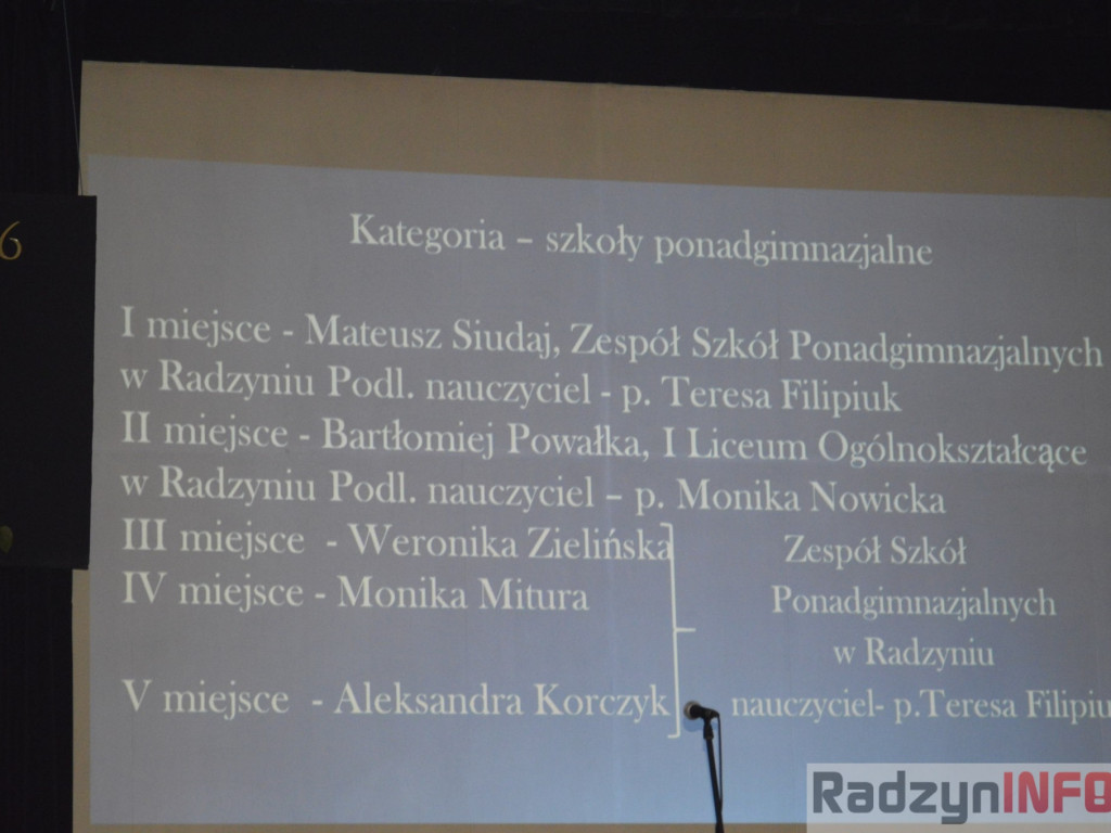 Laureaci konkursów nagrodzeni