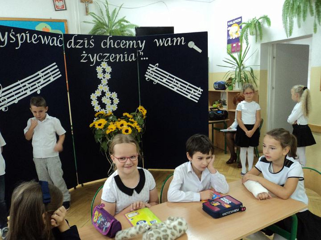 Życzenia od najmłodszych uczniów