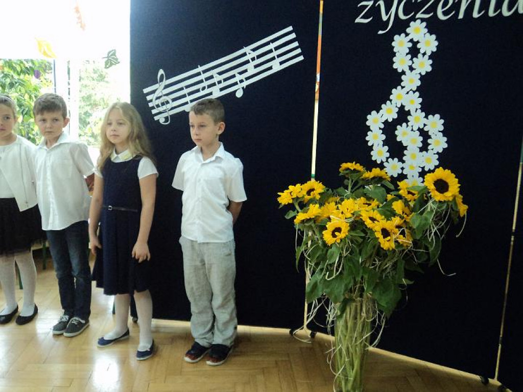 Życzenia od najmłodszych uczniów
