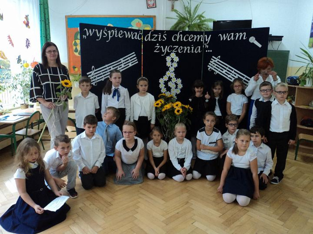 Życzenia od najmłodszych uczniów