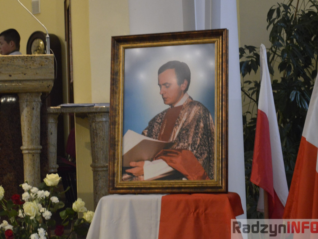 Relikwie bł. ks. Jerzego Popiełuszki w kościele pw. Bł. Męczenników Podlaskich