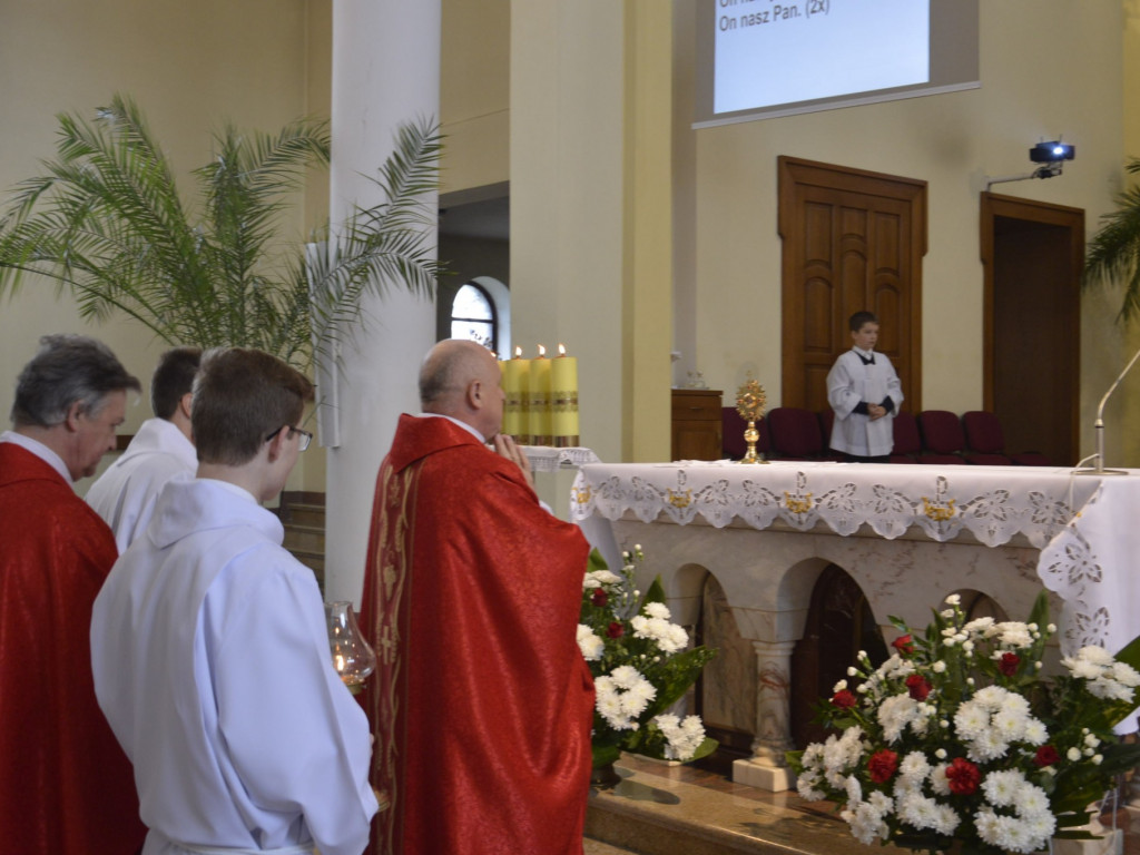 Relikwie bł. ks. Jerzego Popiełuszki w kościele pw. Bł. Męczenników Podlaskich