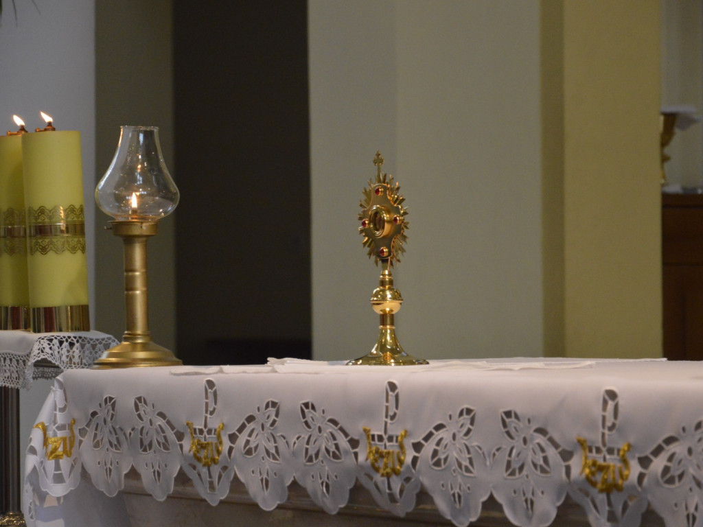 Relikwie bł. ks. Jerzego Popiełuszki w kościele pw. Bł. Męczenników Podlaskich