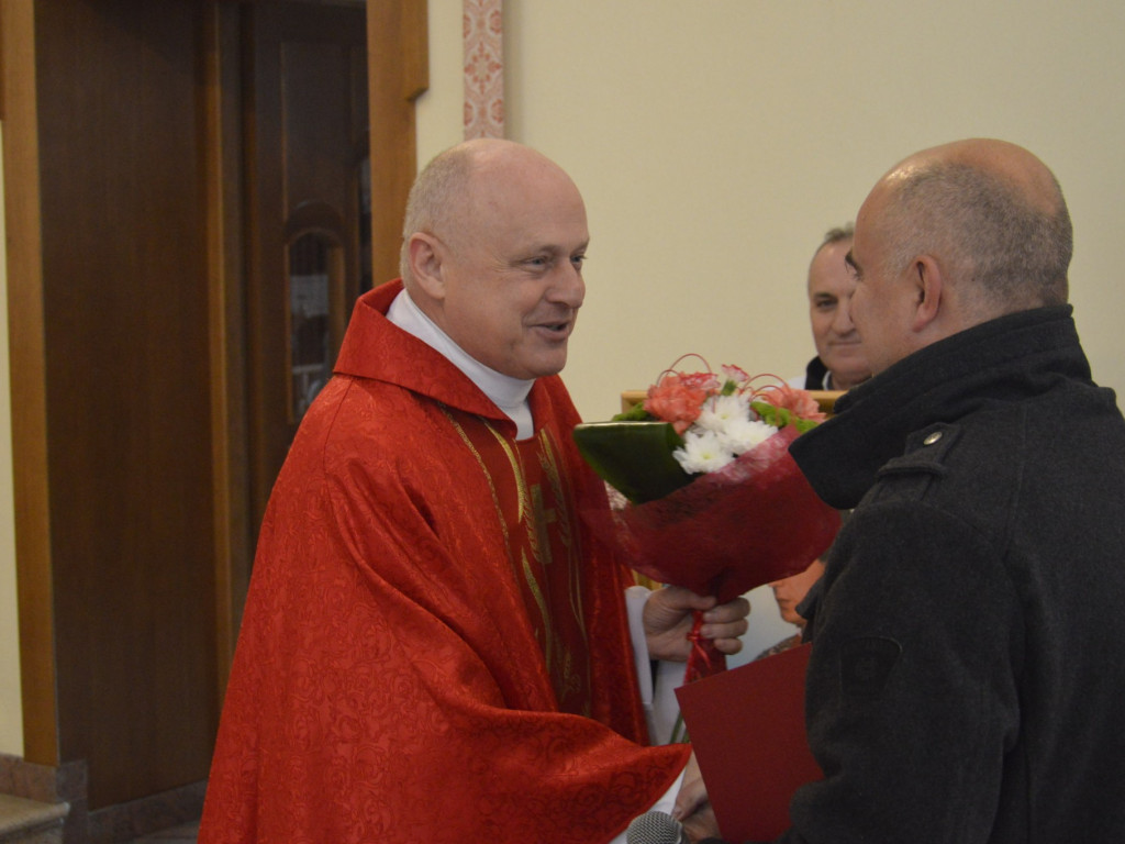 Relikwie bł. ks. Jerzego Popiełuszki w kościele pw. Bł. Męczenników Podlaskich
