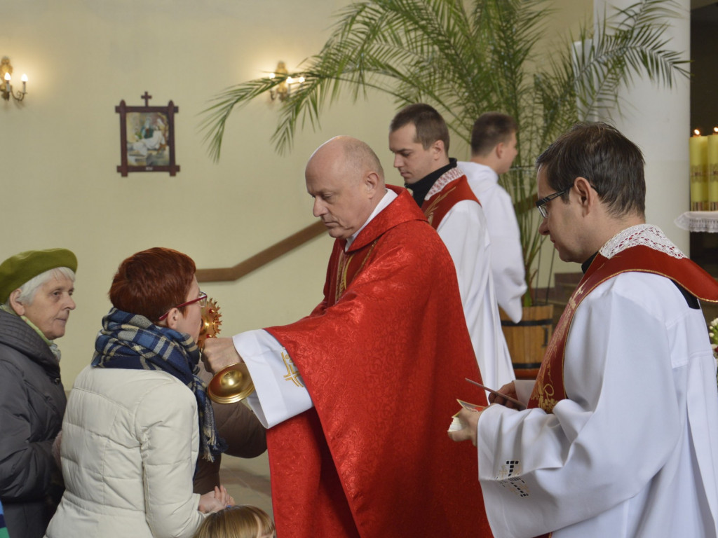Relikwie bł. ks. Jerzego Popiełuszki w kościele pw. Bł. Męczenników Podlaskich