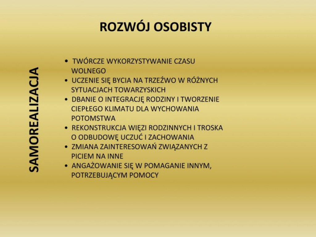 Fazy rozwoju uzależnienia od alkoholu i fazy terapii