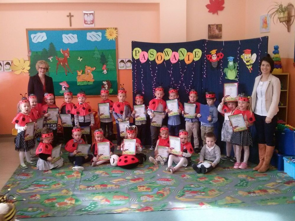 Pasowanie na przedszkolaka w ZPO w Borkach