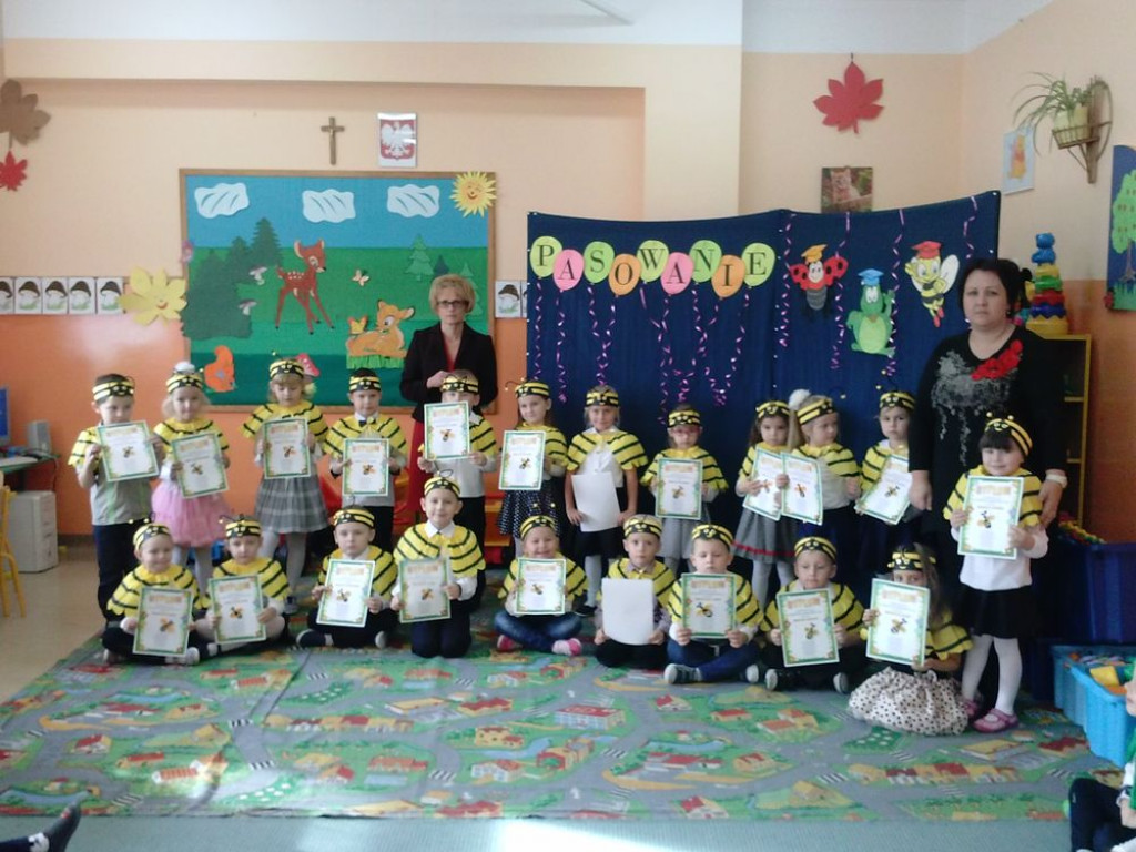 Pasowanie na przedszkolaka w ZPO w Borkach