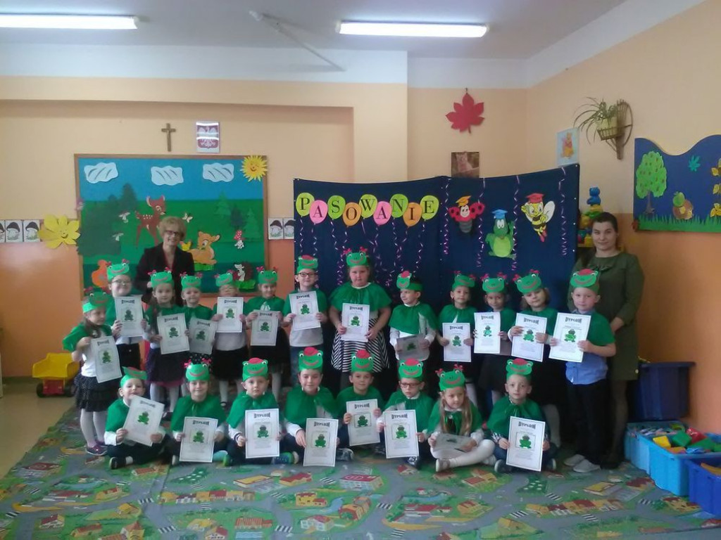 Pasowanie na przedszkolaka w ZPO w Borkach