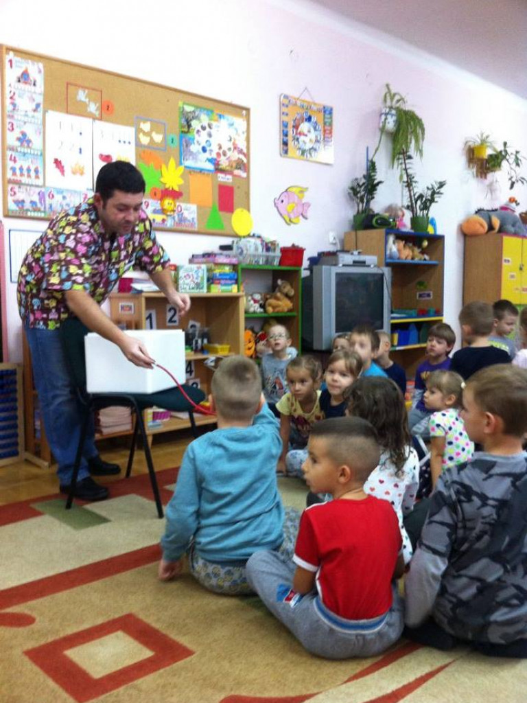 Wizyta weterynarza w przedszkolu na Reja