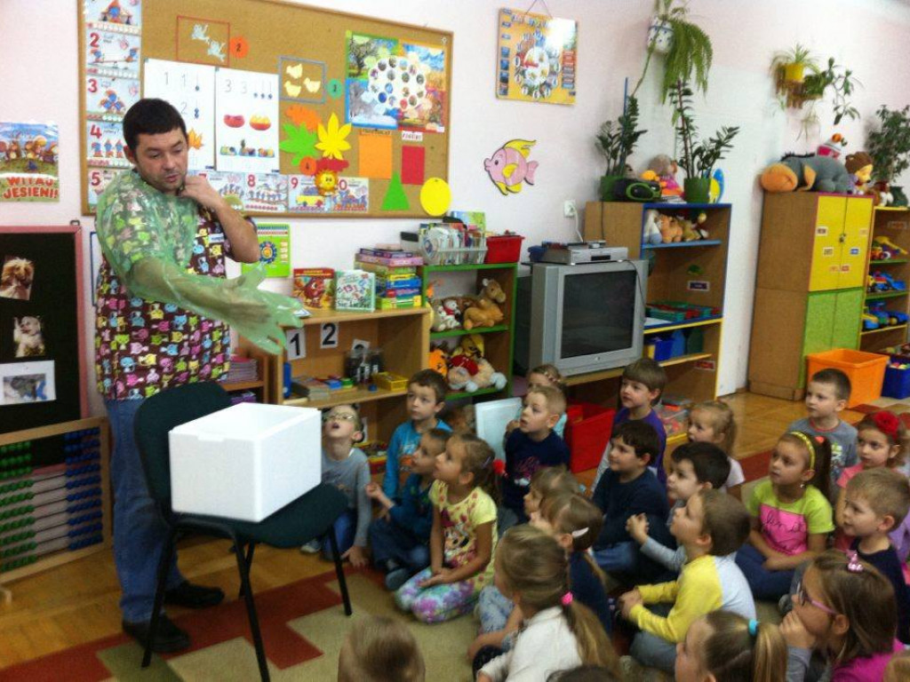 Wizyta weterynarza w przedszkolu na Reja