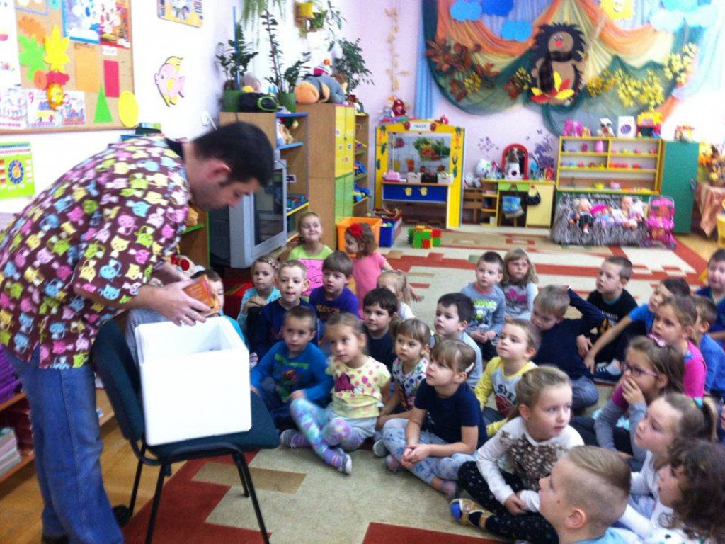 Wizyta weterynarza w przedszkolu na Reja