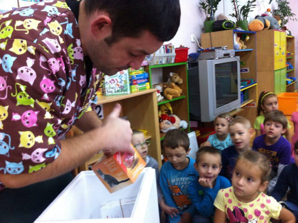 Wizyta weterynarza w przedszkolu na Reja