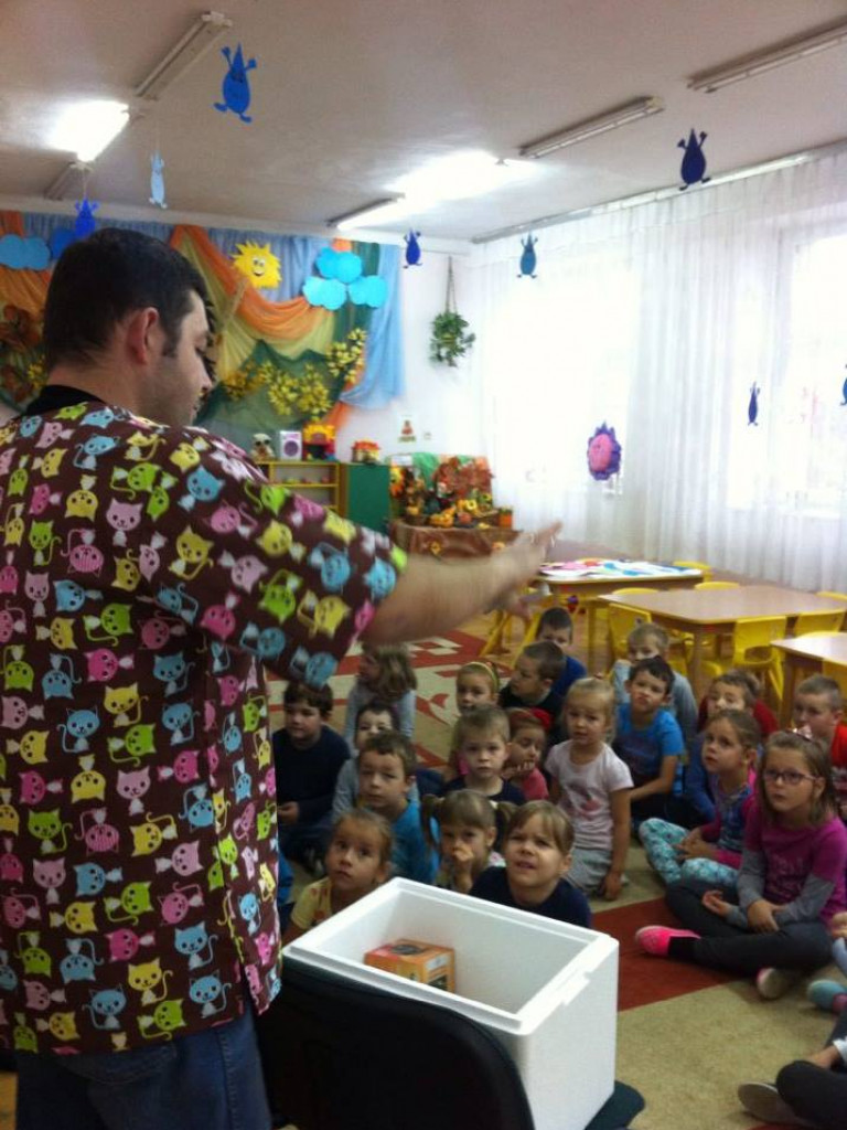 Wizyta weterynarza w przedszkolu na Reja