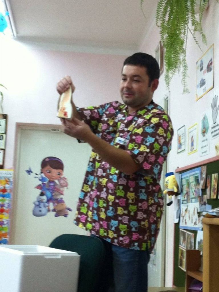 Wizyta weterynarza w przedszkolu na Reja