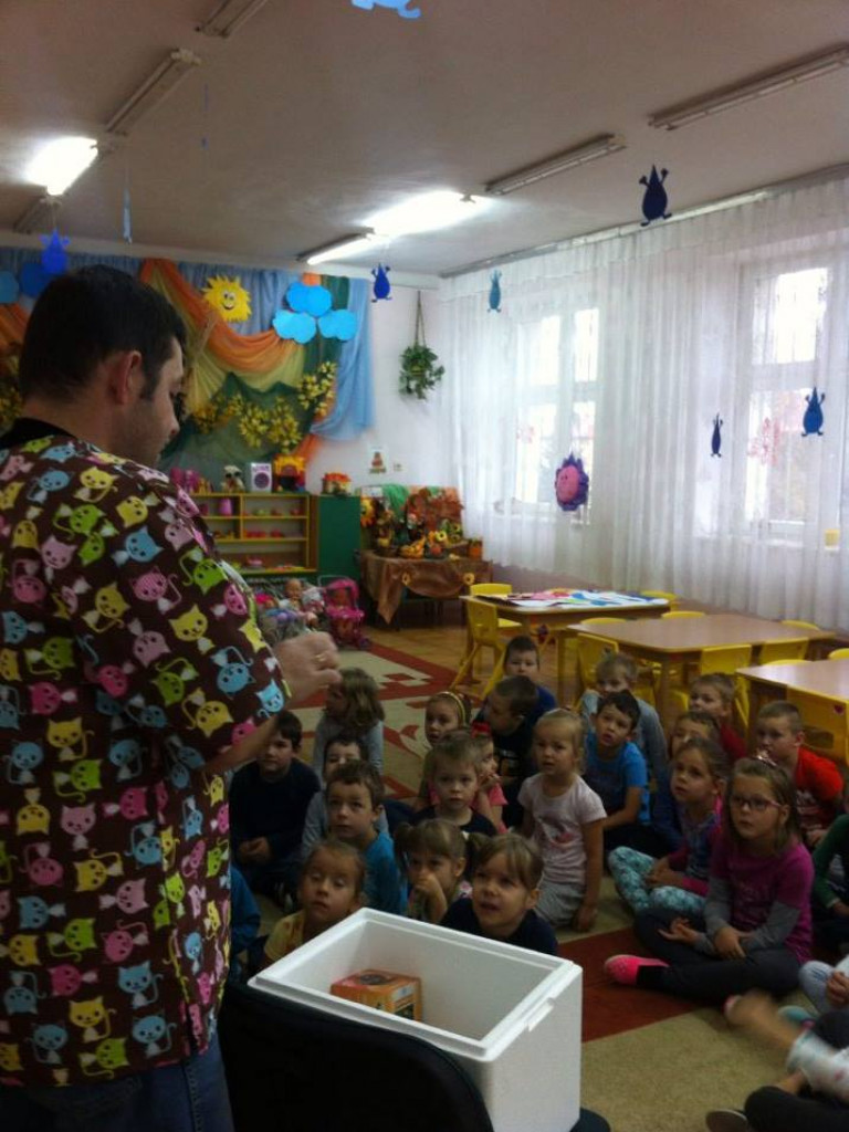 Wizyta weterynarza w przedszkolu na Reja