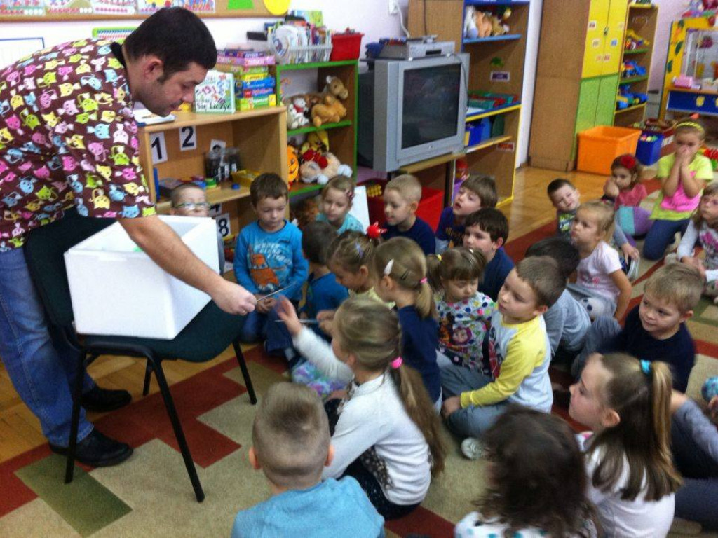 Wizyta weterynarza w przedszkolu na Reja