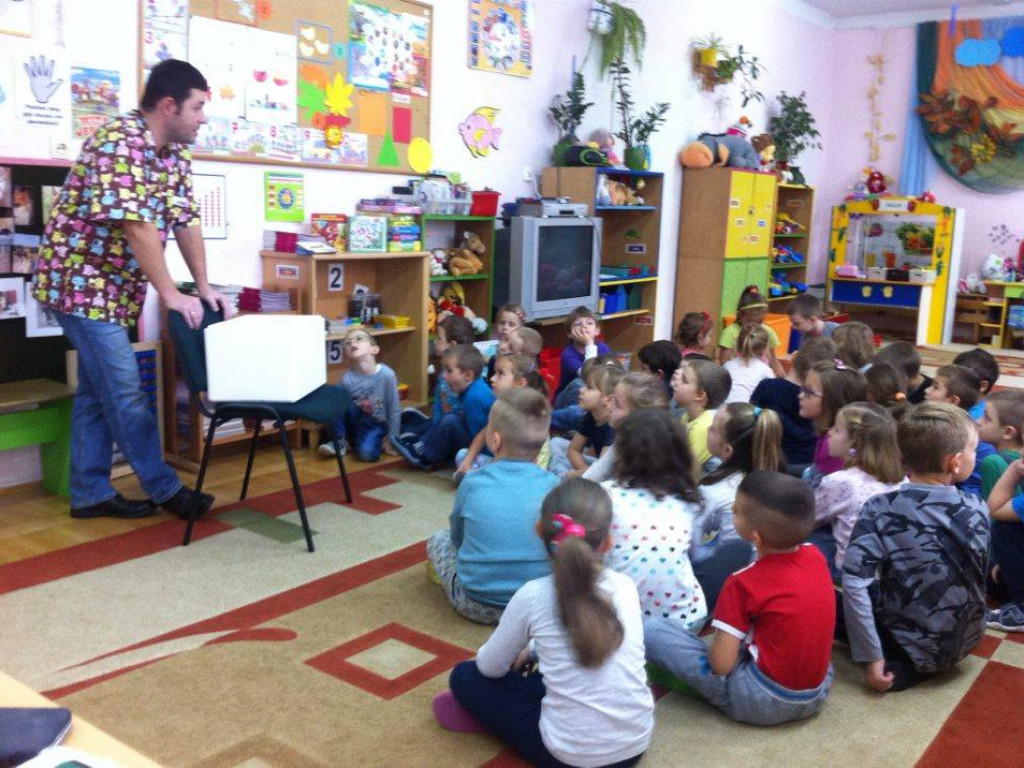 Wizyta weterynarza w przedszkolu na Reja