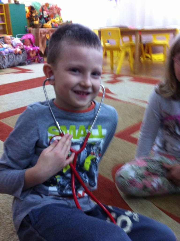 Wizyta weterynarza w przedszkolu na Reja