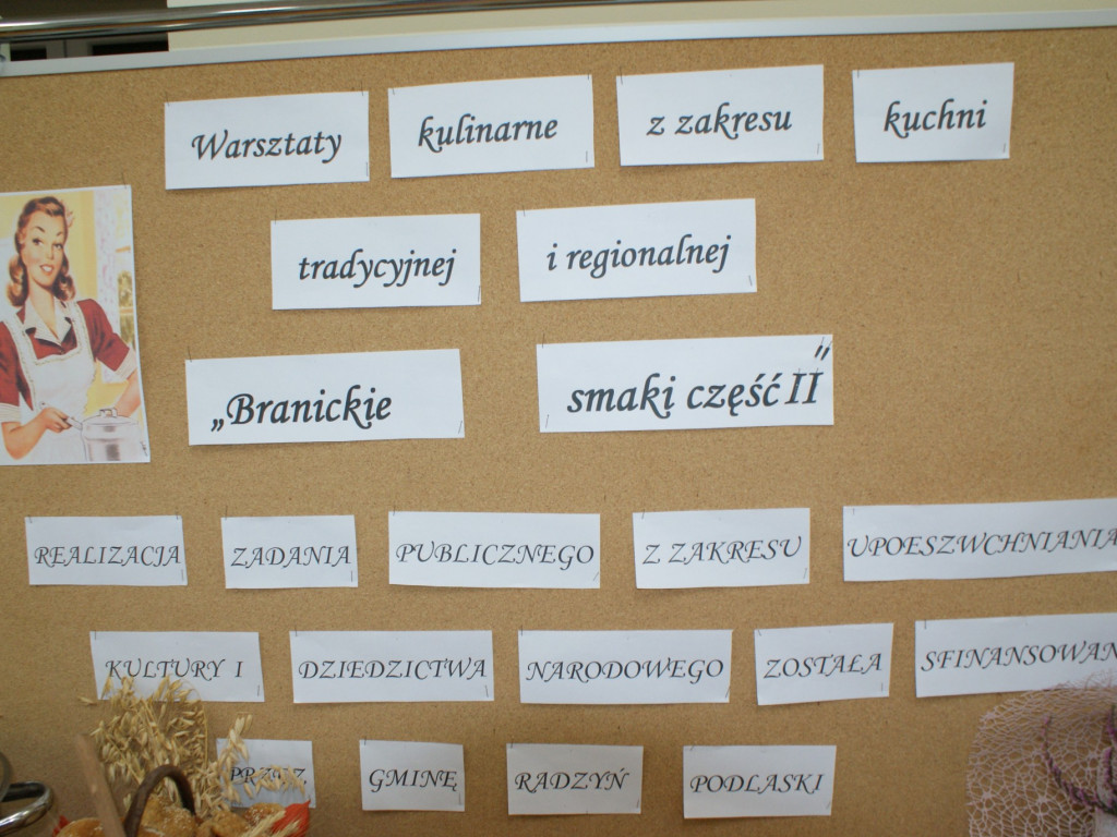 Warsztaty kulinarne w Branicy Radzyńskiej - Kolonii