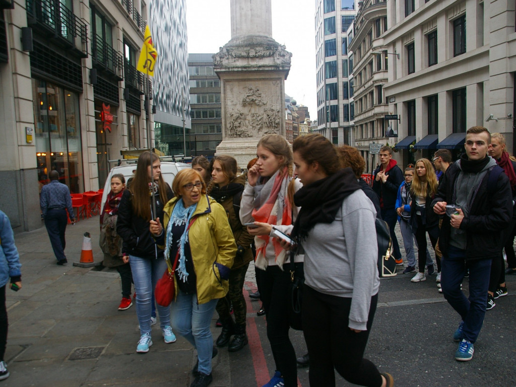 Uczniowie I LO na warsztatach językowych, czyli jak zwiedzić Londyn szybko i przyjemnie