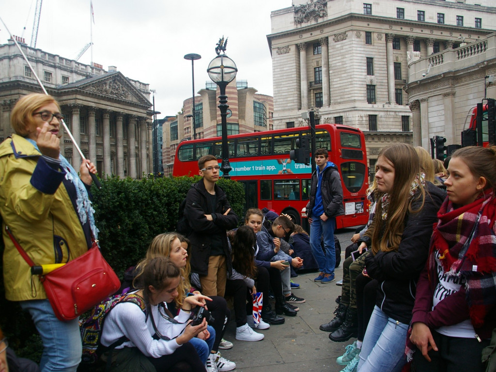 Uczniowie I LO na warsztatach językowych, czyli jak zwiedzić Londyn szybko i przyjemnie