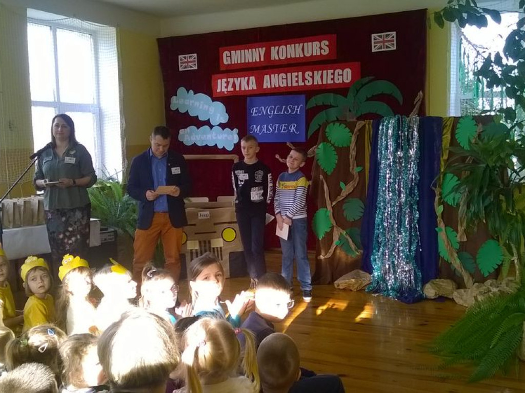 Gminny Konkurs Języka Angielskiego ENGLISH MASTER w Tchórzewie