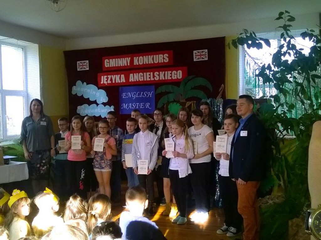 Gminny Konkurs Języka Angielskiego ENGLISH MASTER w Tchórzewie