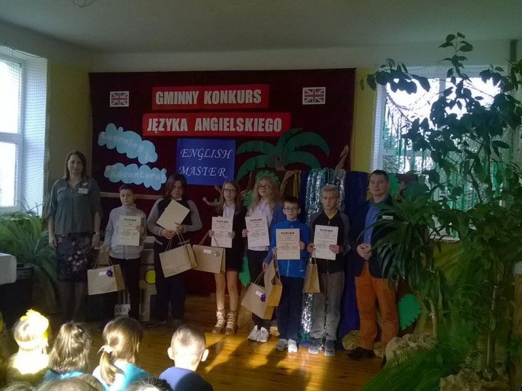 Gminny Konkurs Języka Angielskiego ENGLISH MASTER w Tchórzewie