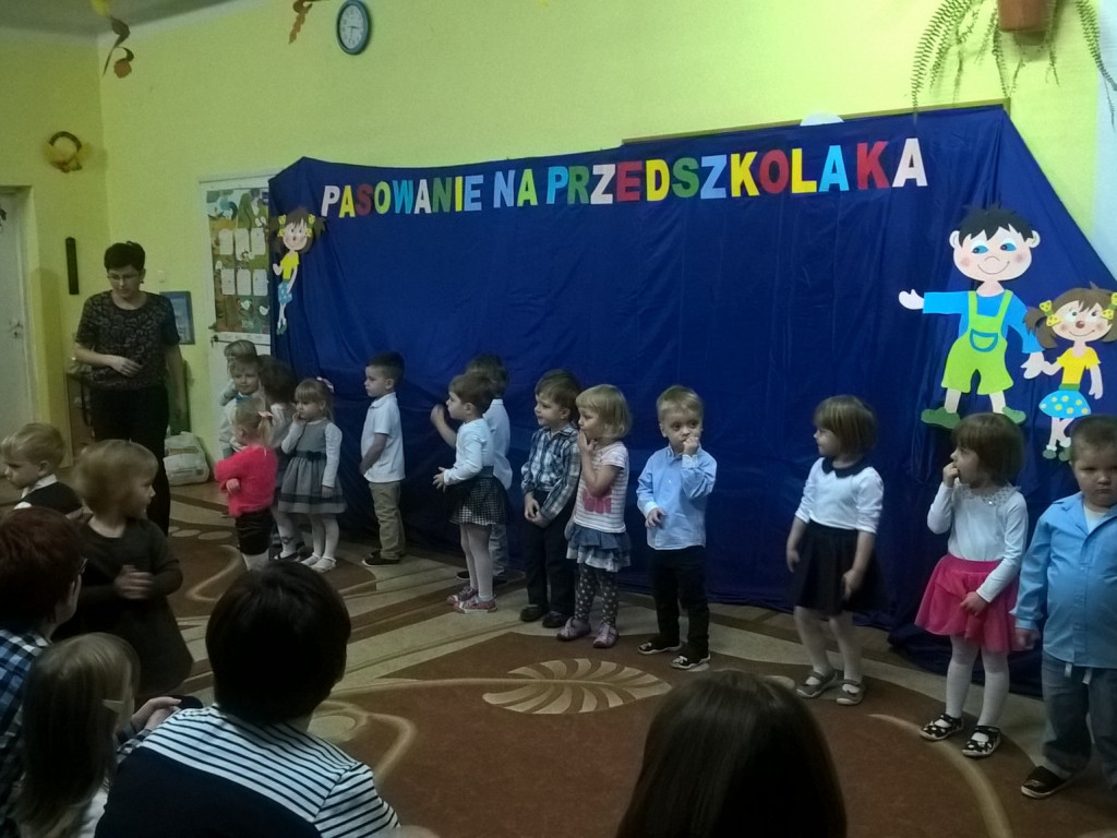 Pasowanie na przedszkolaka w Przedszkolu na Reja