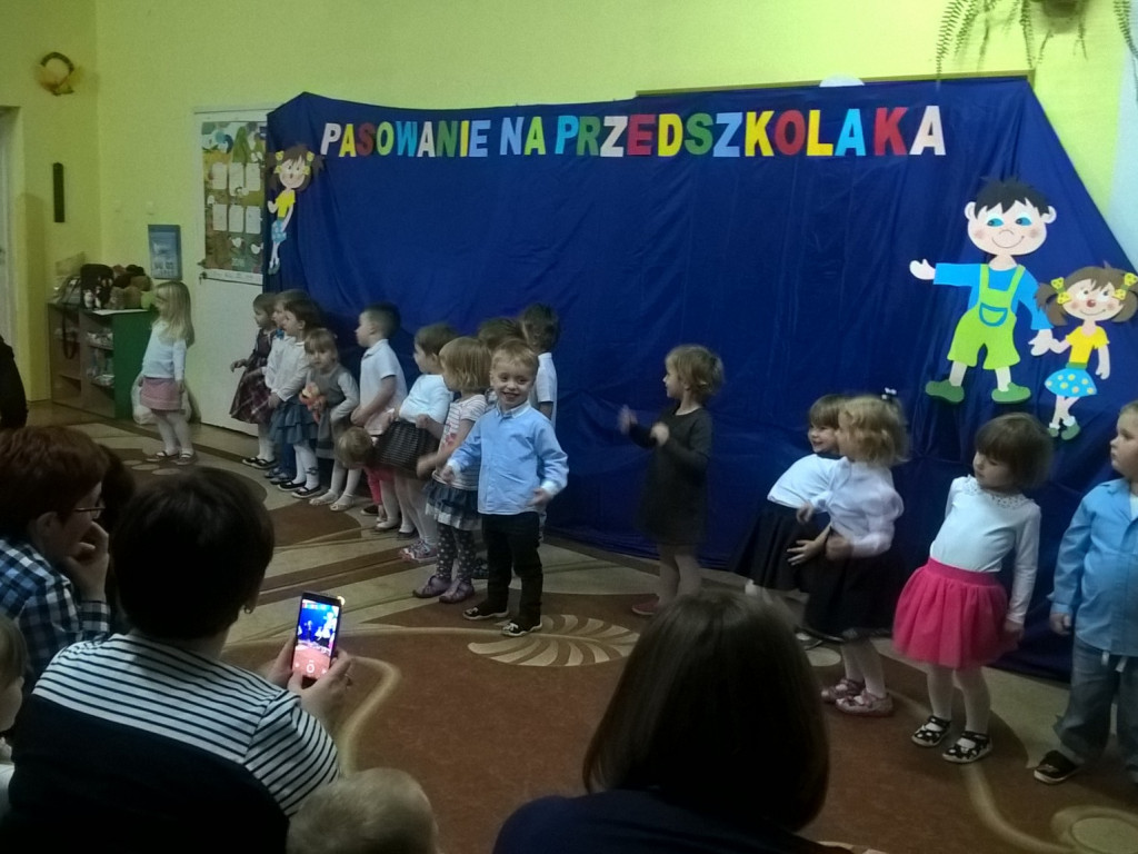 Pasowanie na przedszkolaka w Przedszkolu na Reja