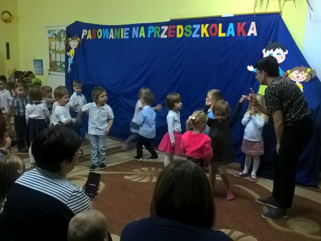 Pasowanie na przedszkolaka w Przedszkolu na Reja