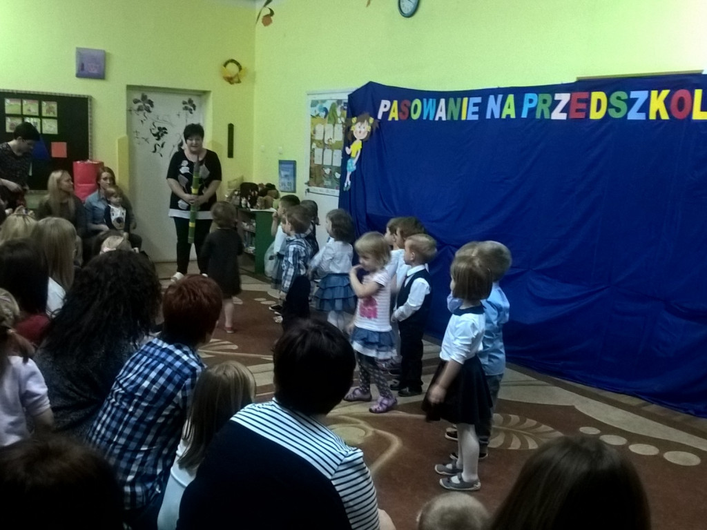 Pasowanie na przedszkolaka w Przedszkolu na Reja