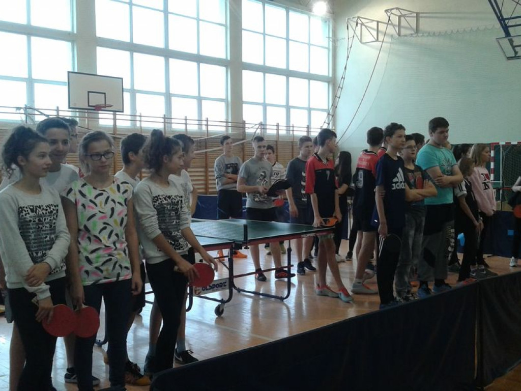 Mistrzostwa rejonu bialskopodlaskiego w indywidualnym tenisie stołowym