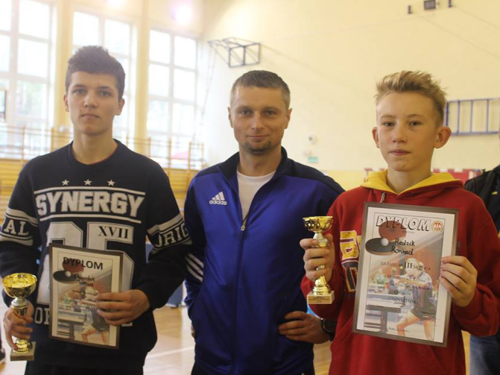 Mistrzostwa rejonu bialskopodlaskiego w indywidualnym tenisie stołowym