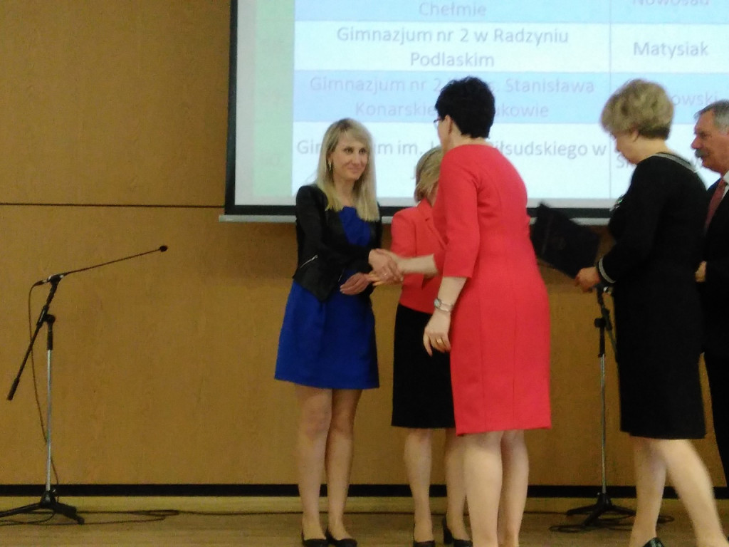 Laury dla najlepszych z Gimnazjum nr 2 w Radzyniu