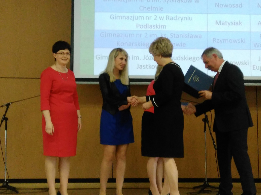 Laury dla najlepszych z Gimnazjum nr 2 w Radzyniu