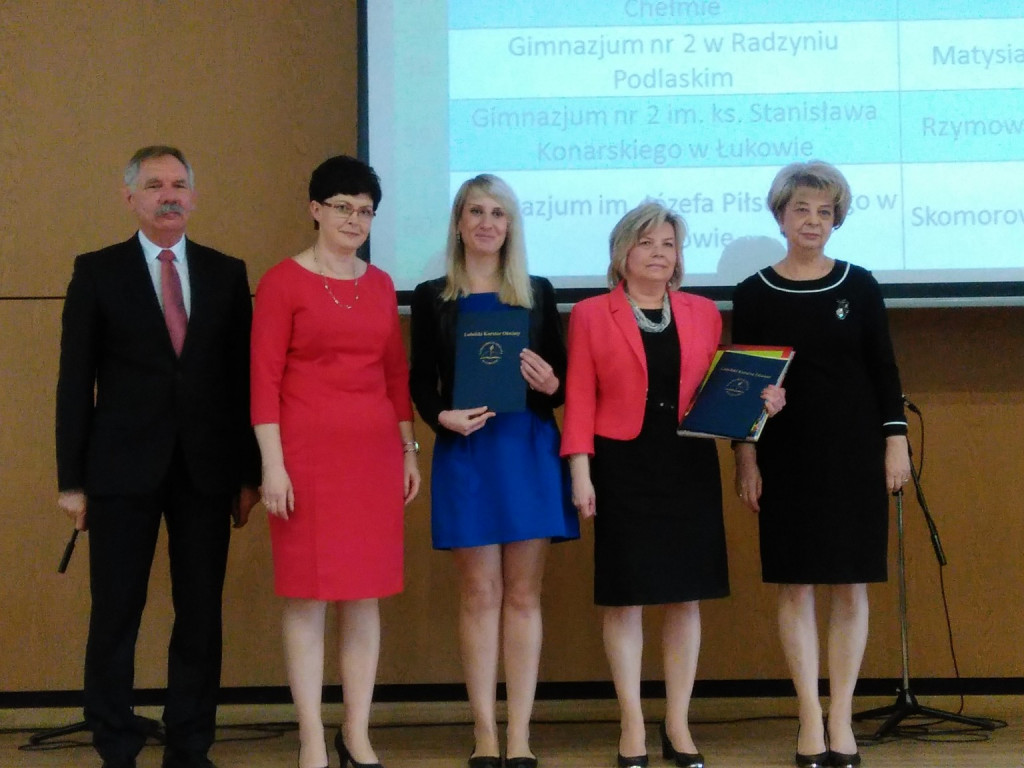 Laury dla najlepszych z Gimnazjum nr 2 w Radzyniu