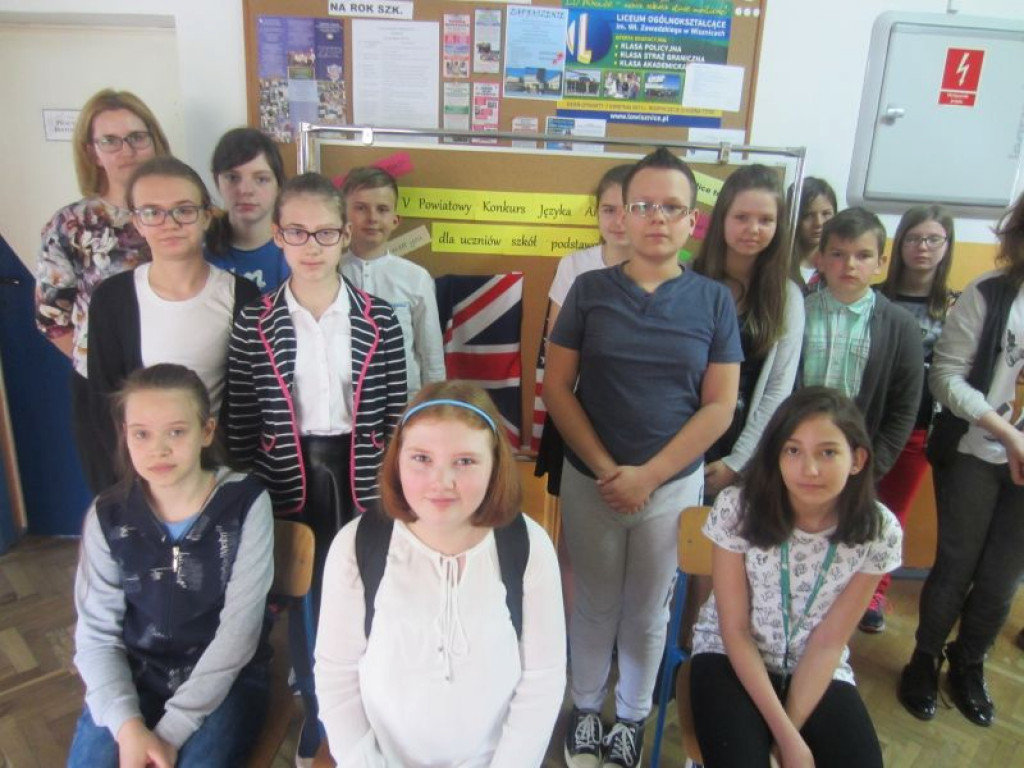 Powiatowy Konkurs Języka Angielskiego w Gimnazjum nr 1  im. Orląt Lwowskich