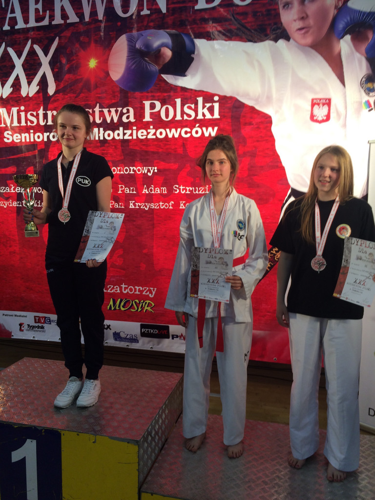 Medale Mistrzostw Polski Seniorów dla RSC Taekwon-do!!!