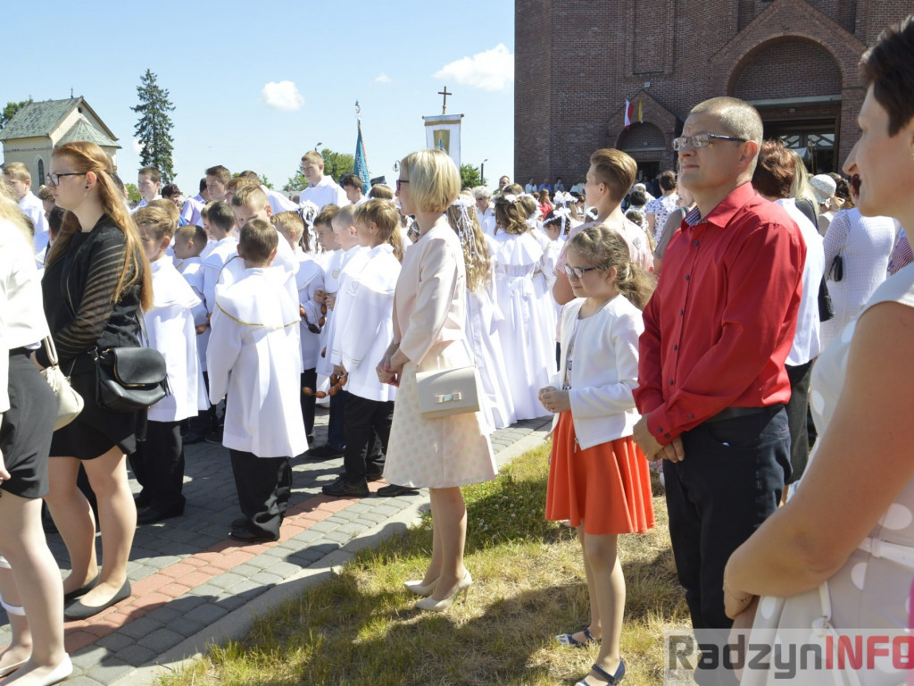 Uroczystość Bożego Ciała w parafii świętej Anny
