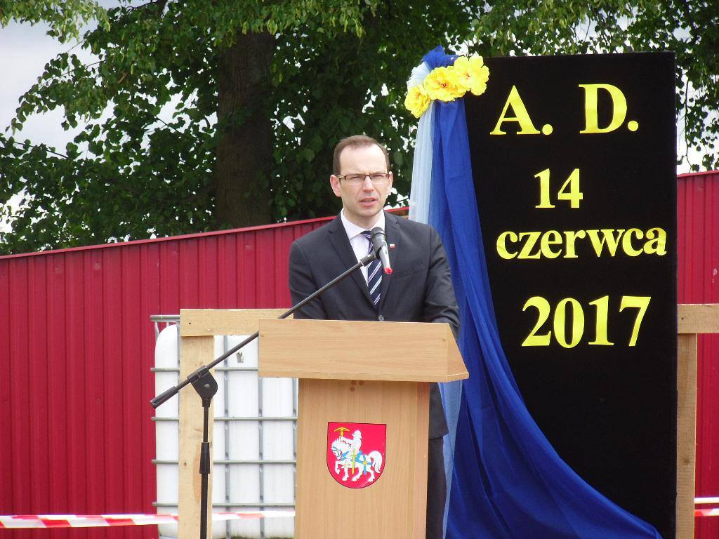 Wmurowanie aktu erekcyjnego pod budowę żłobka w Ulanie-Majoracie