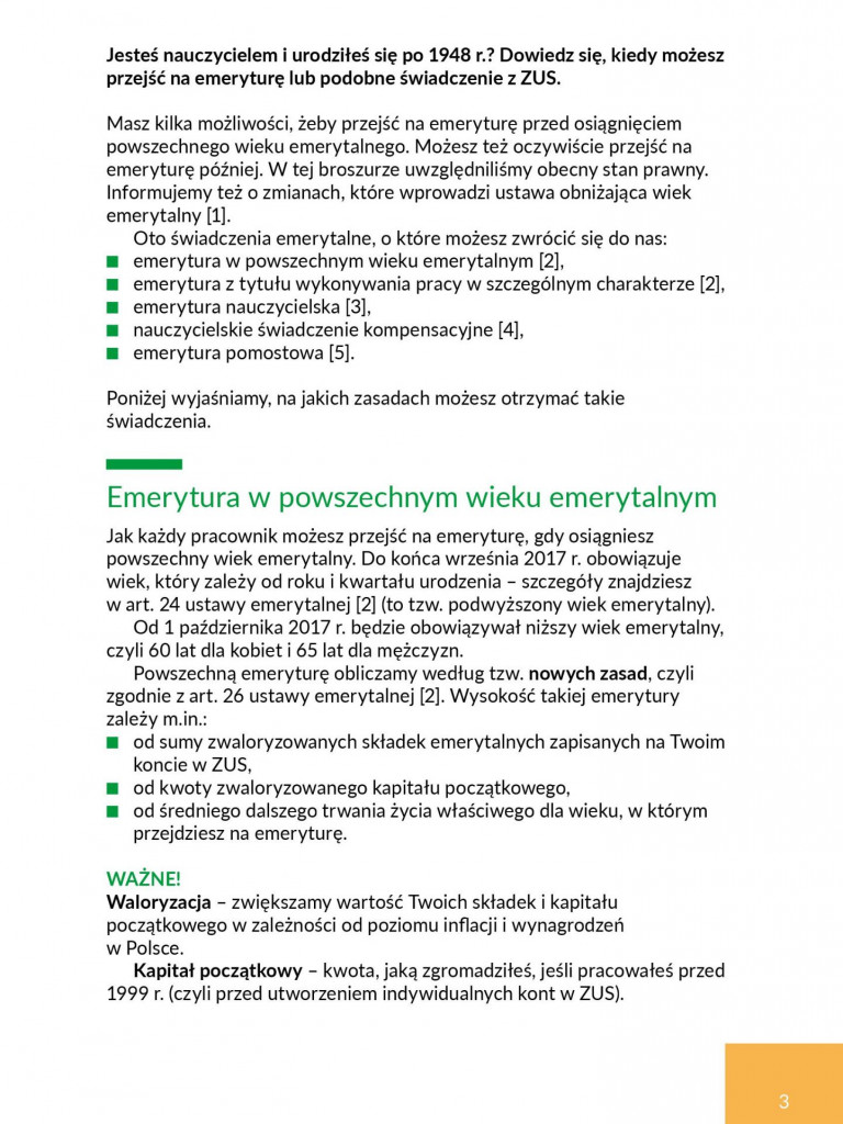 Nauczyciele pytają ZUS o emerytury