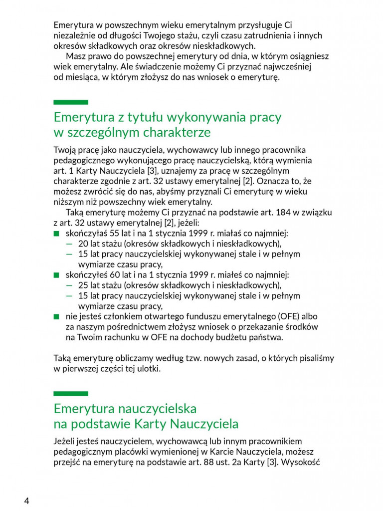 Nauczyciele pytają ZUS o emerytury